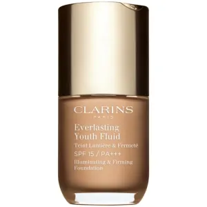 Clarins Everlasting Youth Fluid 108.5 Cashew dlhotrvajúci make-up proti starnutiu pleti 30 ml