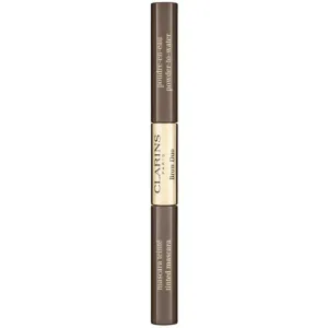 Clarins Riasenka na obočie 2 v 1 Brow Duo (Eyebrow Powder And Mascara) 2,8 g 04 Medium brown