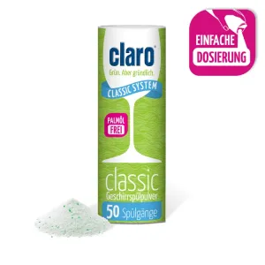 CLARO Classic prášok do umývačky riadu 900 g (50 dávok)