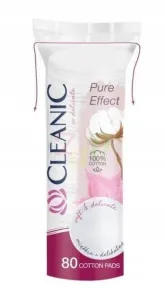 Cleanic Pure Effect kozmetické odličovacie tampóny 80ks