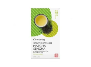 Clearspring Japonský zelený čaj Sencha a Matcha BIO 20 vrecúšok #1553315