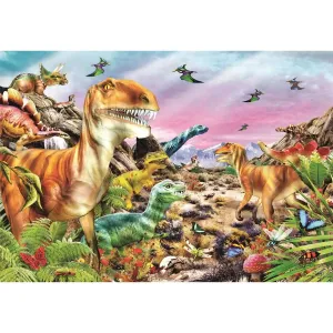 Clementoni Puzzle 104 dielikov Krajina dinosaurov