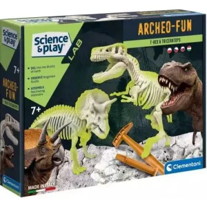 Clementoni Archeo-Fun T-rex a Triceratops