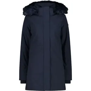 CMP WOMAN COAT ZIP HOOD Dámsky softshellový kabát, tmavo modrá, veľkosť #463052