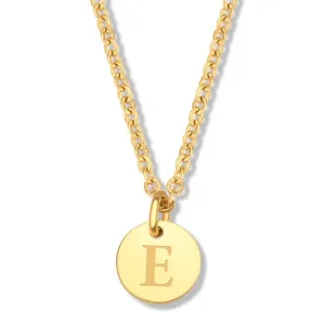 CO88 oceľový náhrdelník s písmenom E C88CN-26142