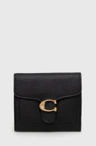 Kožená peňaženka Coach dámsky, čierna farba #4228278