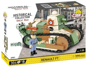 COBI - Great War Char leger Renault FT 17, 1:35, 302 k, 1 f
