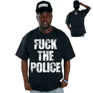 Cocaine Life Fuck The Police T-shirt Black - Size:2XL