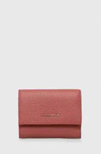 Kožená peňaženka Coccinelle dámsky, čierna farba #8688057