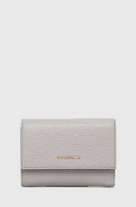 Kožená peňaženka Coccinelle dámsky, šedá farba #8688062