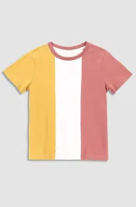 Detské bavlnené tričko Coccodrillo vzorovaný #6984166