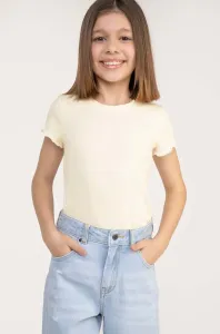 Detské tričko Coccodrillo béžová farba