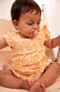 Tričko pre bábätko Coccodrillo oranžová farba