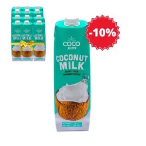 XL balenie - Kokosové mlieko na varenie bez konzervantov COCOXIM 12x1000 ml #8153824