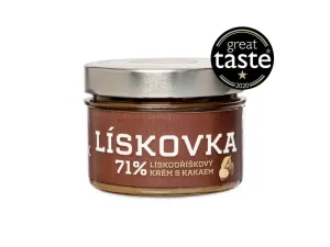 Čokoládovňa Janek Lískovka, 71% lieskovoorieškový krém s kakaom 250 g #1553468