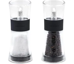 Cole&Mason Cole&Mason - Sada mlynčekov na soľ a korenie FLIP 2 ks 15,4 cm čierna