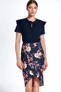 Colett Woman's Skirt Csp06 Pattern Navy Blue #2815773