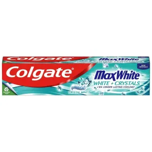 Colgate Max White White Crystals bieliaca zubná pasta s fluoridom Crystal Mint 125 ml