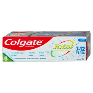 Colgate Total Junior zubná pasta pre dôkladné vyčistenie zubov a ústnej dutiny pre deti 50 ml #28876
