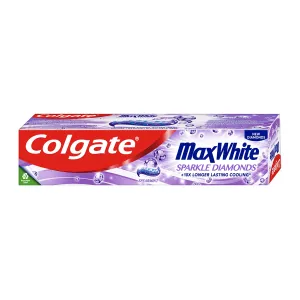 Colgate Max White Sparkle Diamonds bieliaca zubná pasta s fluoridom Spearmint 75 ml