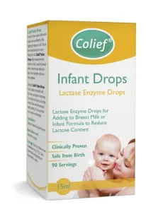 Colief Infant Drops Lactase Enzyme kvapky do mlieka proti kolike 15 ml