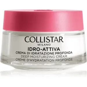 Collistar Idro-Attiva Deep Moisturizing Cream 50 ml denný pleťový krém na veľmi suchú pleť; na zmiešanú pleť; výživa a regenerácia pleti