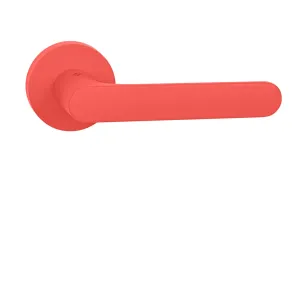 Kľučka na dvere CB - MOOD ONE - R CEM - červená matná (C07) | MP-KOVANIA.sk #4774913
