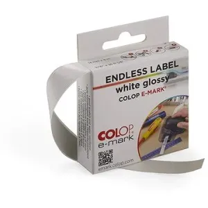 COLOP e-mark® lepiaca páska biela lesklá, 14 mm ×  8 m