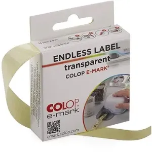 COLOP e-mark® lepiaca páska transparentná, 14 mm ×  8 m