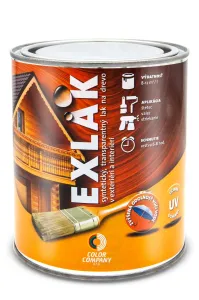EXLAK - Syntetický lak na drevo v interiéri a exteriéri bezfarebný matný 0,7 L