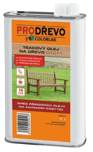 OLEJ O1011 - Teakový olej na drevo bezfarebný 0,5 L
