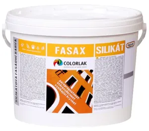 COLORLAK FASAX SILIKÁT E0207 - Hladká silikátová fasádna farba biela 10 kg