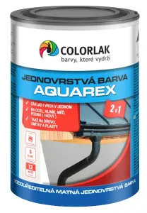 COLORLAK AQUAREX V2115 - Jednovrstvová farba 2v1 RAL 6005 - machová zelená 0,6 L