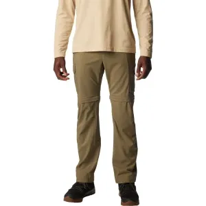 Columbia SILVER RIDGE UTILITY CONVERTIBLE PANT Pánske nohavice, khaki, veľkosť #9239827