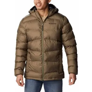 Columbia FIVEMILE BUTTE HOODED JACKET Pánska zimná bunda, khaki, veľkosť #7654312