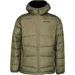 Columbia FIVEMILE BUTTE HOODED JACKET Pánska zimná bunda, khaki, veľkosť #7463463