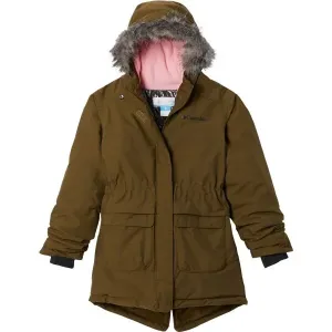 Columbia NORDIC STRIDER JACKET Detská zimná bunda, khaki, veľkosť