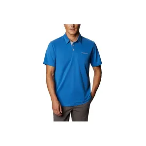 Columbia NELSON POINT POLO Pánske polo tričko, modrá, veľkosť S #4487913