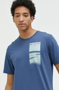 Bavlnené tričko Columbia Explorers Canyon vzorované, 2036441