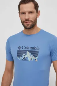 Športové tričko Columbia Zero Rules čierna farba, s potlačou, 1533291 #9239107