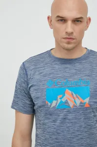 Columbia ZERO RULES SHORT Pánske tričko, modrá, veľkosť S