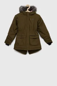 Columbia NORDIC STRIDER JACKET Detská zimná bunda, khaki, veľkosť #4247560