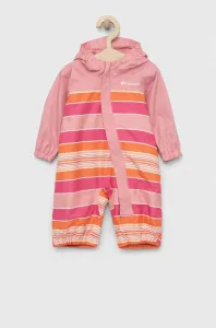 Overal pre bábätká Columbia Critter Jitters II Rain Suit ružová farba #6985904