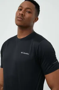 Športové tričko Columbia Columbia Hike čierna farba, jednofarebné