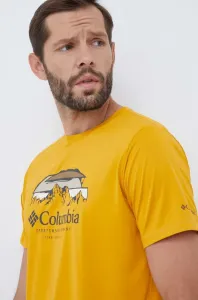 Športové tričko Columbia Columbia Hike oranžová farba, s potlačou #7863853