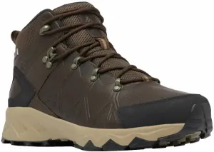 Columbia Men's Peakfreak II Mid OutDry Leather Shoe Cordovan/Black 42 Pánske outdoorové topánky