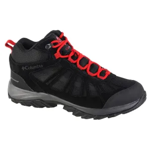Columbia Men's Redmond III Mid Waterproof Shoe Black/Mountain Red 42 Pánske outdoorové topánky