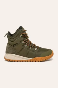 Členkové topánky Columbia FAIRBANKS OH pánske, zelená farba, 1746011 #440928