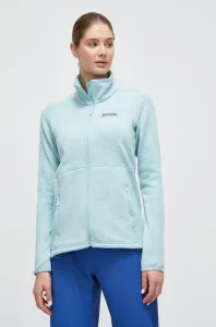 Športová mikina Columbia Sweater Weather tyrkysová farba, melanžová