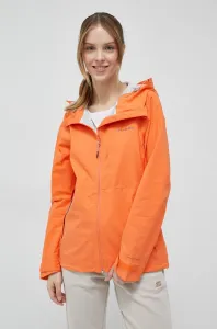 Turistická bunda Columbia Omni-Tech Ampli-Dry oranžová farba, prechodná